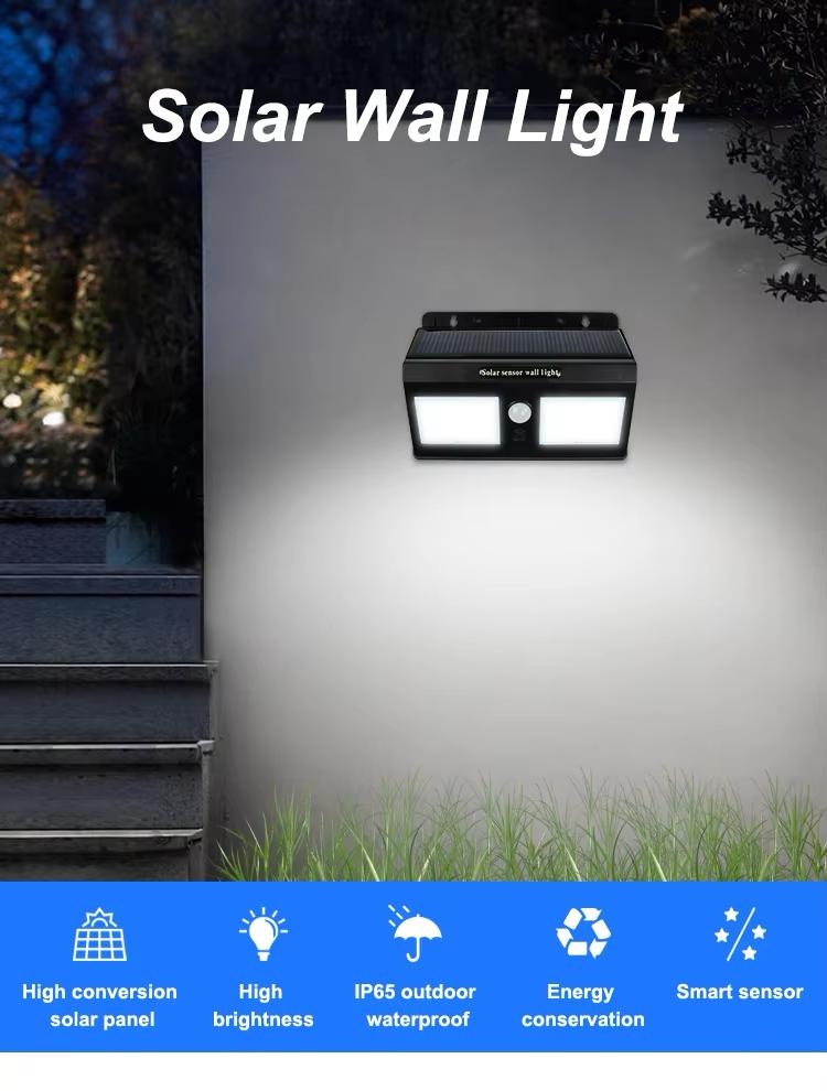 Solar Powered LED Wall Light