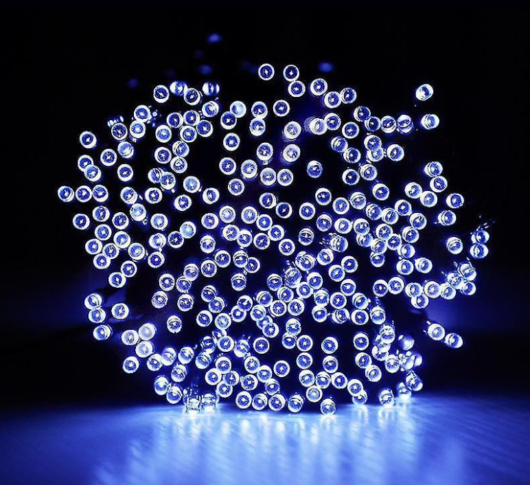 LED Decorative Christmas Lights w/ Solar Panel