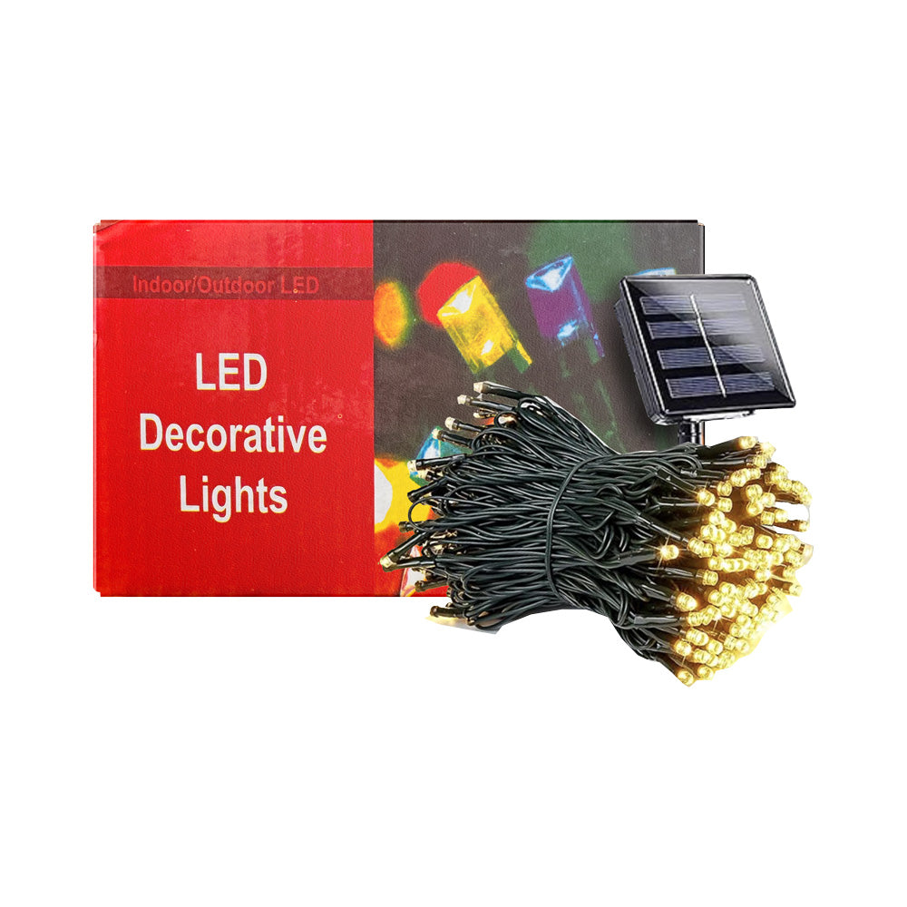 LED Decorative Christmas Lights w/ Solar Panel